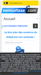 Mobile Screenshot of nonsurtaxe.com