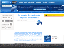 Tablet Screenshot of nonsurtaxe.com